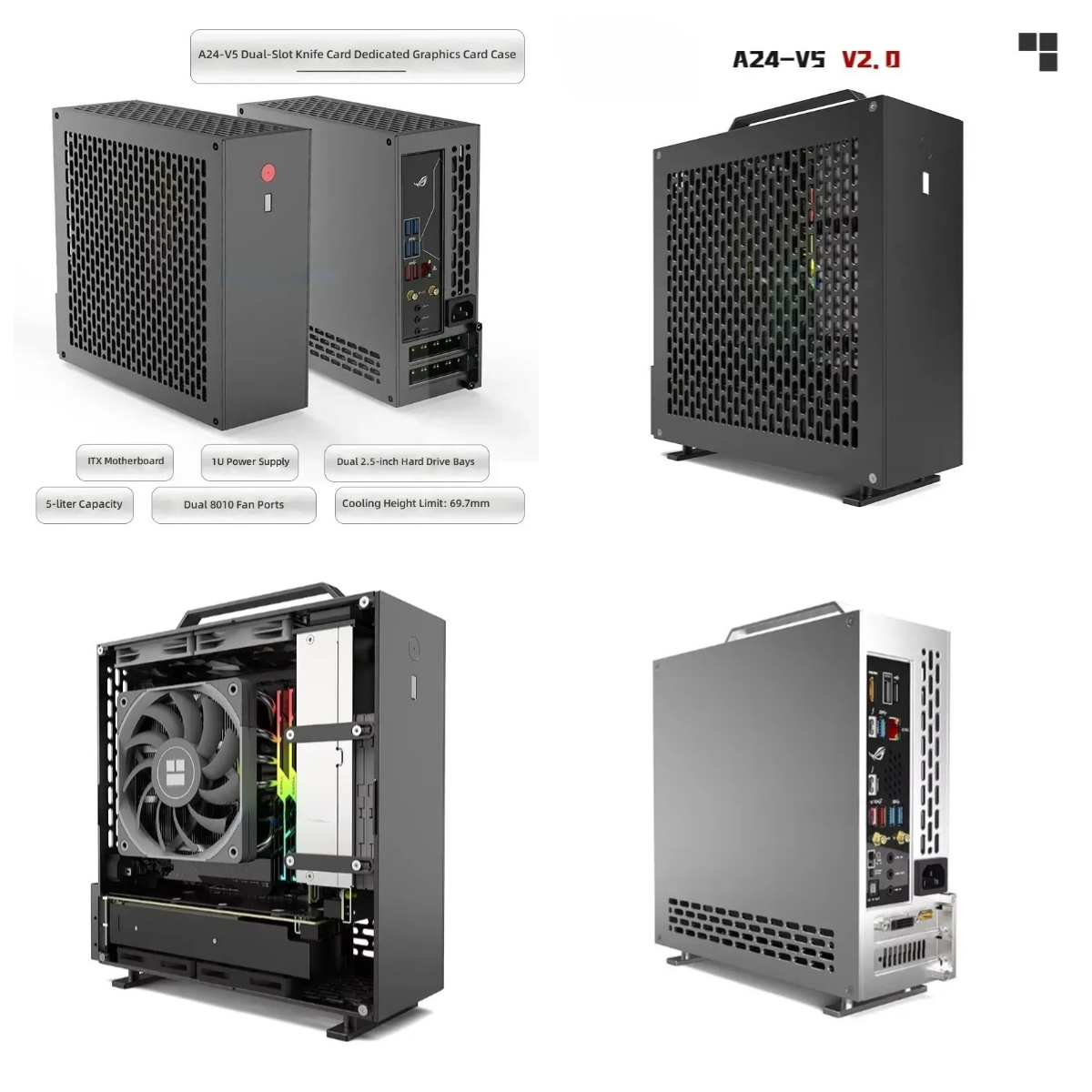 5-литровый мини-корпус A24-V5  – обзор и цена Pc Chassis